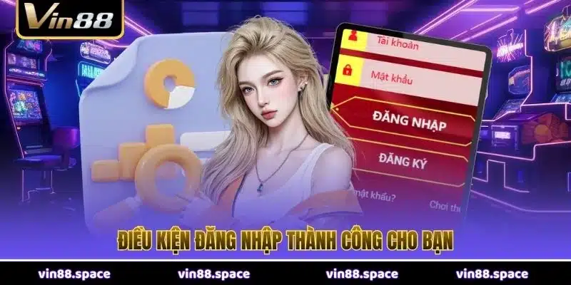 Điều kiện đăng nhập thành công cho bạn