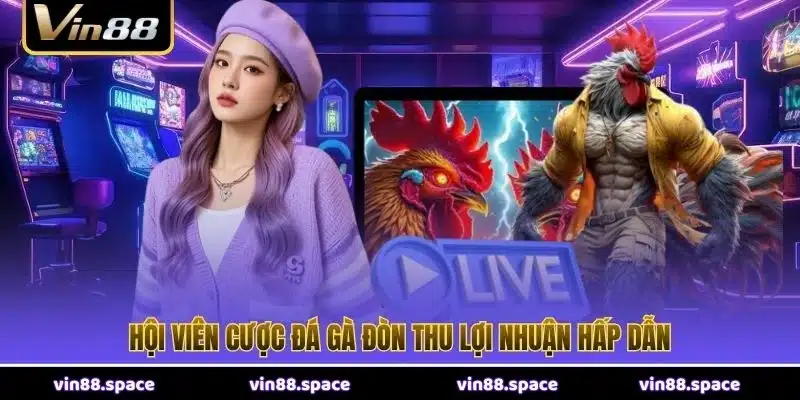 Hội viên cược đá gà đòn thu lợi nhuận hấp dẫn